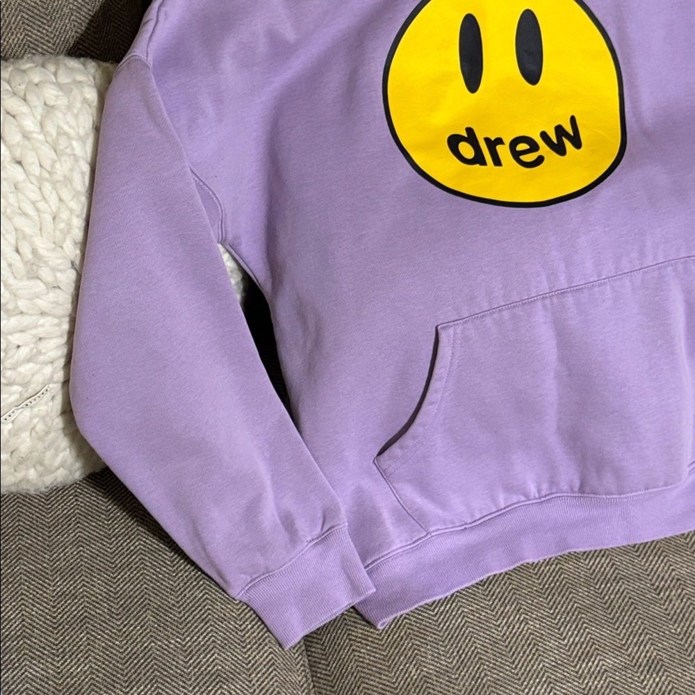 DREW House Lavender Pullover Long Sleeve Unisex Hoodie Adult Medium - Picture 3 of 16